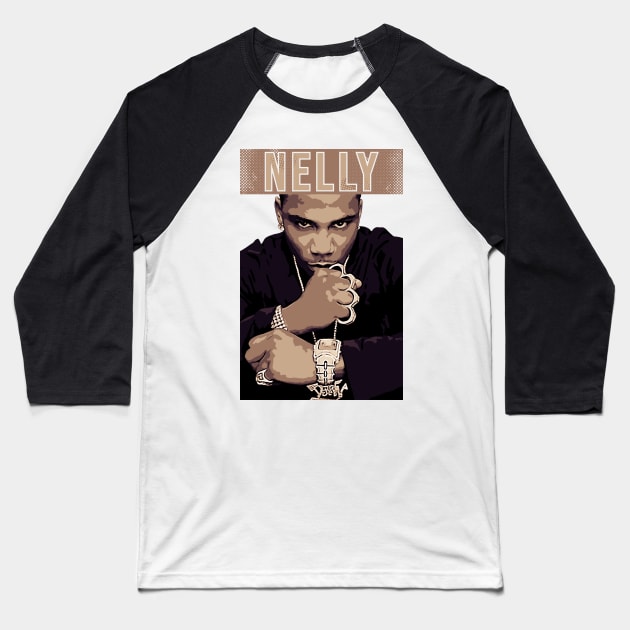 Nelly // Rapper Baseball T-Shirt by Degiab